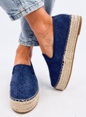 Espadryle ażurowe RIGOIS BLUE