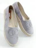 Espadryle chanelki WELA GREY