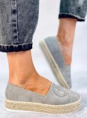 Espadryle chanelki WELA GREY