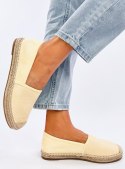 Espadryle damskie płócienne HAYDON YELLOW