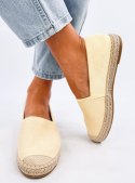 Espadryle damskie płócienne HAYDON YELLOW