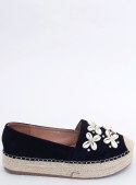 Espadryle z muszelkami ELIF BLACK