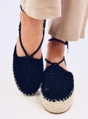 Espadryle damskie sznurkowe YAWEH BLACK