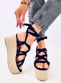 Espadryle na platformie MANON BLACK