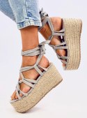 Espadryle na platformie MANON GREY