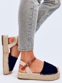 Sandałki espadryle Boho INGRAM BLACK