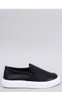 Trampki slip-on ażurowe TOWNS BLACK - Inello - 40 Inello