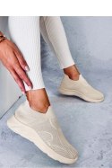 Buty sportowe skarpetkowe GOFF BEIGE - Inello - 37 Inello