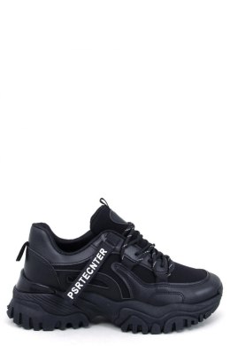 Sneakersy na koturnie BAINS BLACK - Inello - 38 Inello