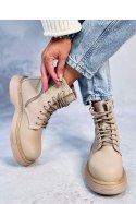 Botki sznurowane PEDDY KHAKI - Inello - 41 Inello