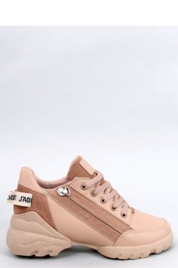 Sneakersy na koturnie HELSER KHAKI - Inello - 37 Inello