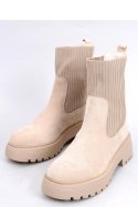 Botki z elastycznym ściągaczem WINTERS BEIGE - Inello - 38 Inello