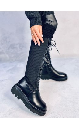 Oficerki z elastyczną cholewką STEBB BLACK - Inello - 36 Inello