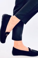 Mokasyny damskie zamszowe SOURD BLACK - Inello - 36 Inello