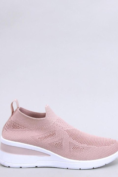 Sneakersy na koturnie skarpetkowe BAYOL PINK - Inello - 39 Inello