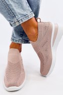 Sneakersy na koturnie skarpetkowe BAYOL PINK - Inello - 39 Inello