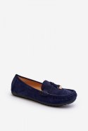 Mokasyny Model Ontala N22-995 Blue - Step in style - 38 Step in style