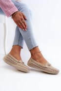 Mokasyny Model Kaydance VG251 Beige - Step in style - 39 Step in style