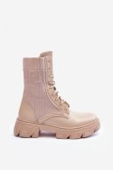 Botki Workery Model Marlissa A9513 Beige - Step in style - 41 Step in style