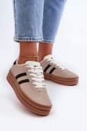 Buty Sportowe Model Egelia EV-508 Beige/Black - Step in style - 39 Step in style