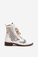 Botki Model Zazoo 2695/003 White - Step in style - 40 Step in style