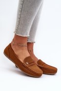 Mokasyny Model Iramarie DF879 Camel - Step in style - 41 Step in style