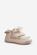 Buty Sportowe Model Moariella VL232P Beige - Step in style - 41 Step in style