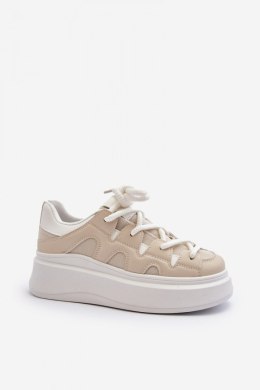 Buty Sportowe Model Vinali 55-22 Beige - Step in style - 38 Step in style