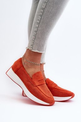 Mokasyny Model Inesqua 22-325 Orange - Step in style - 39 Step in style