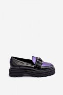 Loafersy Model Elkiza 2692 173-805 Black/Violet - Step in style - 38 Step in style