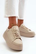 Buty Sportowe Model Vinceza 66641 Beige - Step in style - 36 Step in style