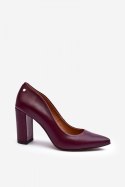 Czółenka Model Laura Messi 2624/228 Bordo - Step in style - 36 Step in style