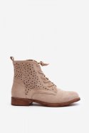 Botki Model S.Barski HY66-136 Light Beige - Step in style - 41 Step in style