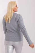 Sweter Damski Model PM-SW-PM-3706.10X Grey - Factory Price - XL/XXL Factory Price