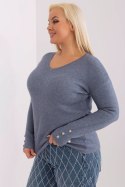 Sweter Damski Model PM-SW-PM1020.12P Grey/Blue - Factory Price - XL/XXL Factory Price