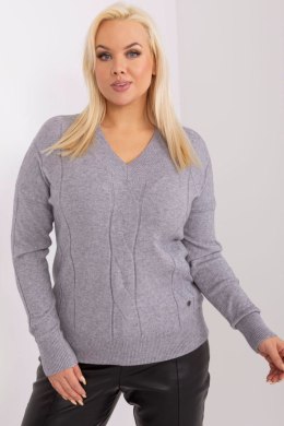 Sweter Damski Model PM-SW-PM688.64 Grey - Factory Price - 2XL/3XL Factory Price