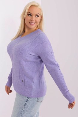 Sweter Damski Model PM-SW-PM688.64 Light Violet - Factory Price - 2XL/3XL Factory Price