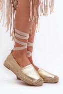 Espadryle Model Ismanne B-727 Gold - Step in style - 38 Step in style