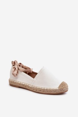 Espadryle Model Ismanne B-727 White - Step in style - 38 Step in style