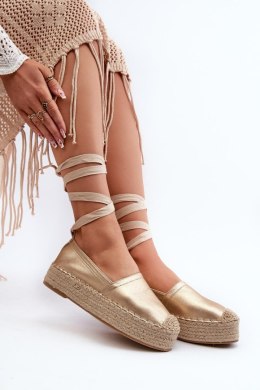 Espadryle Model Tailesse C-285 Gold - Step in style - 36 Step in style