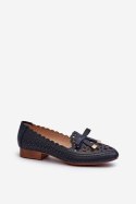 Baleriny Model Nestavia ASA222-1 Navy - Step in style - 41 Step in style