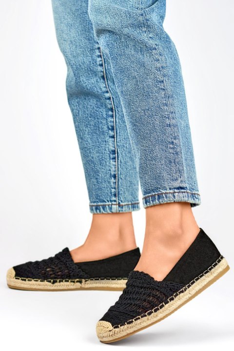 Espadryle Model 1494B Black - PRIMO - 40 PRIMO