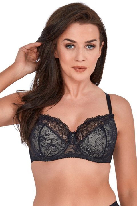 Biustonosz Soft Biustonosz Semi-Soft Model Hannah 1207 Black/Beige - Gaia - 70G Gaia